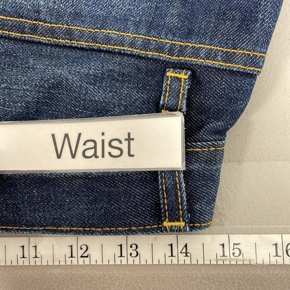 Calvin Rucker Jeans Women's 26 Blue NWT Love Me Boyfriend Buttons Faded Denim - Picture 9 of 11